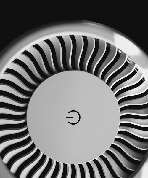 Vertical abstract mint flow representing woman grace and power